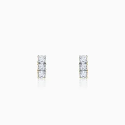 Gold Classic Line Lab Grown Diamond Earrings