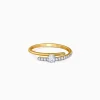 Gold Classic Path Lab Grown Diamond Ring (Size 12)