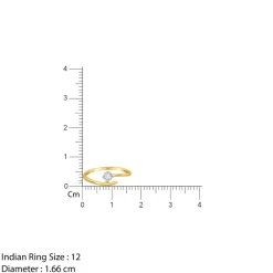 Gold Classic Polaris Lab Grown Diamond Ring