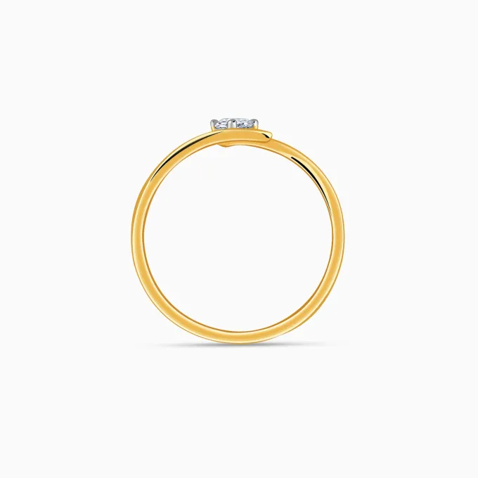 Gold Classic Polaris Lab Grown Diamond Ring