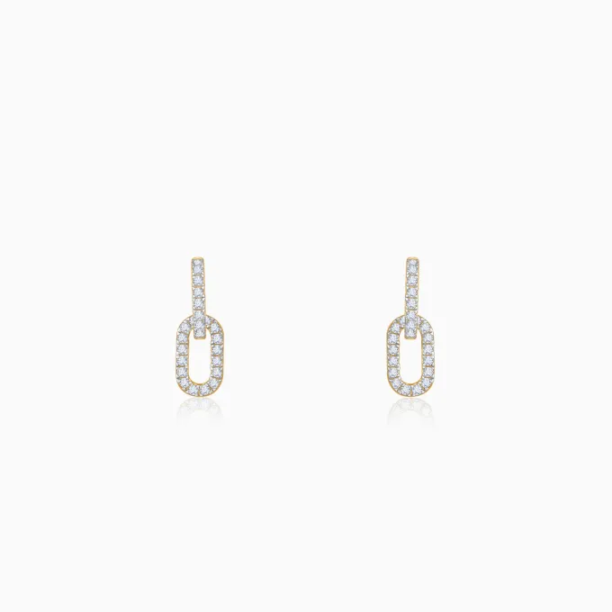 Gold Classic Shine Lab Grown Diamond Earrings