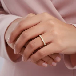 Gold Classic Whisper Lab Grown Diamond Ring
