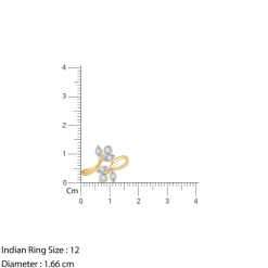 Gold Corolla Lab Grown Diamond Ring