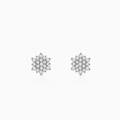 Gold Daisy Delight Diamond Studs
