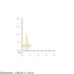 Gold Dazzling Diamond Pendant