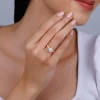 Gold Dew Drop Diamond Ring