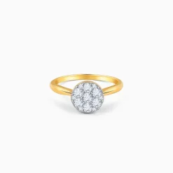 Gold Dew Drop Diamond Ring