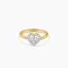 Gold Dil Lab Grown Diamond Ring
