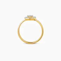 Gold Dil Lab Grown Diamond Ring