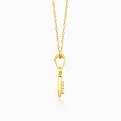 Gold Distant Melody Diamond Pendant