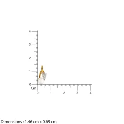 Gold Divine Trace Lab Grown Diamond Pendant