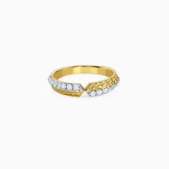 Gold Dynamic Lab Grown Diamond Ring (Size 12)