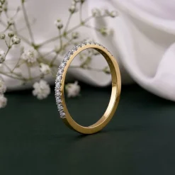 Gold Effortless Flex Lab Grown Diamond Ring (Size 12)