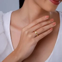 Gold Enchante Lab Grown Diamond Ring