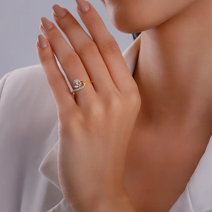 Gold Eternal Blossom Diamond Ring