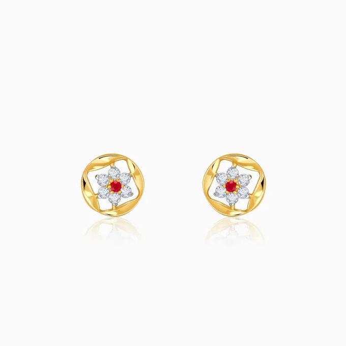 Gold Everbloom Lab Grown Diamond Studs