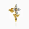 Gold Everlasting Bloom Lab Grown Diamond Earrings