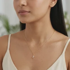 Gold Everlasting Vine Lab Grown Diamond Pendant