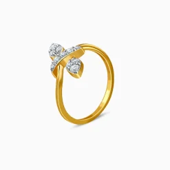Gold Everleaf Lab Grown Diamond Ring