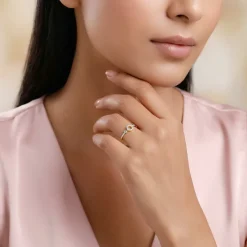 Gold Evermore Lab Grown Diamond Ring