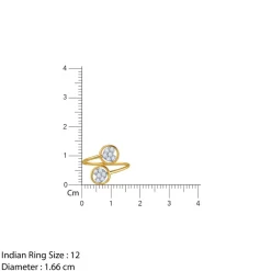 Gold Fantastic Love Lab Grown Diamond Ring (Size 12)