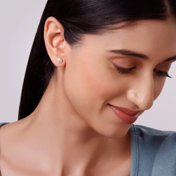 Gold Favourite Bloom Lab Grown Diamond Studs