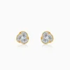 Gold Flora Diamond Earrings