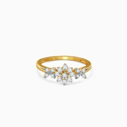 Gold Flora Radiance Lab Grown Diamond Ring (Size 12)