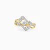 Gold Floral Vibe Lab Grown Diamond Ring