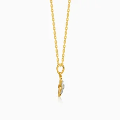 Gold Freeflight Lab Grown Diamond Pendant
