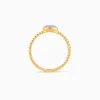 Gold Fresh Flora Lab Grown Diamond ring