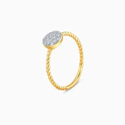 Gold Fresh Flora Lab Grown Diamond ring