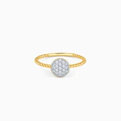 Gold Fresh Flora Lab Grown Diamond ring