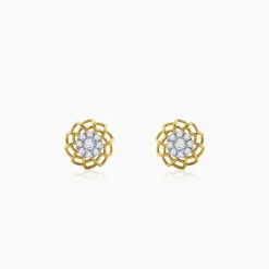 Gold Fumeterre Lab Grown Diamond Earrings