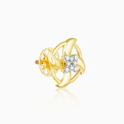 Gold Gentle Breeze Diamond Earrings