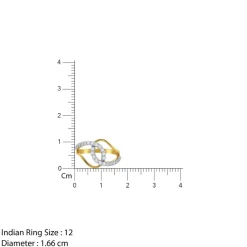 Gold Gilded Entwine Lab Grown Diamond Ring (Size 12)