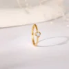 Gold Glamorous Grace Lab Grown Diamond Ring