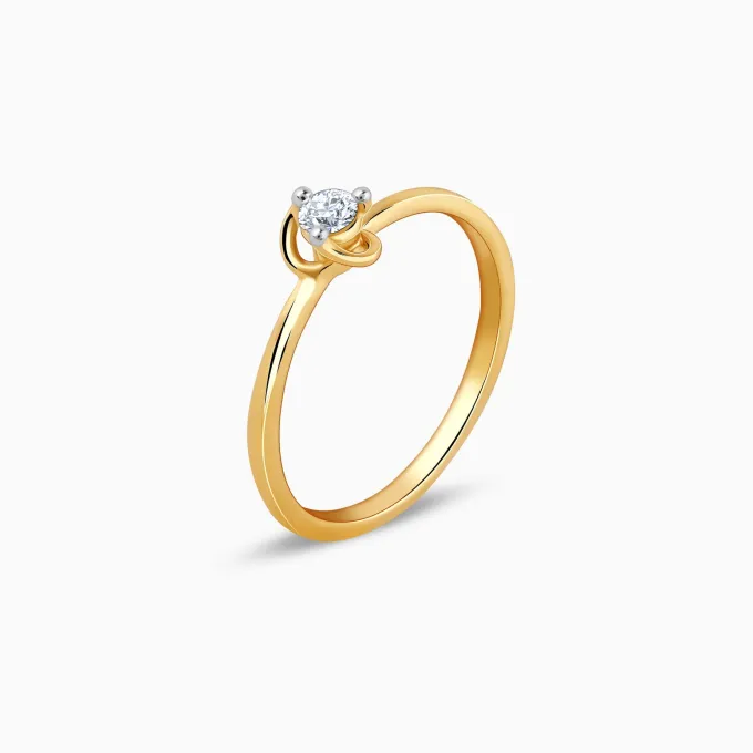 Gold Glamorous Grace Lab Grown Diamond Ring