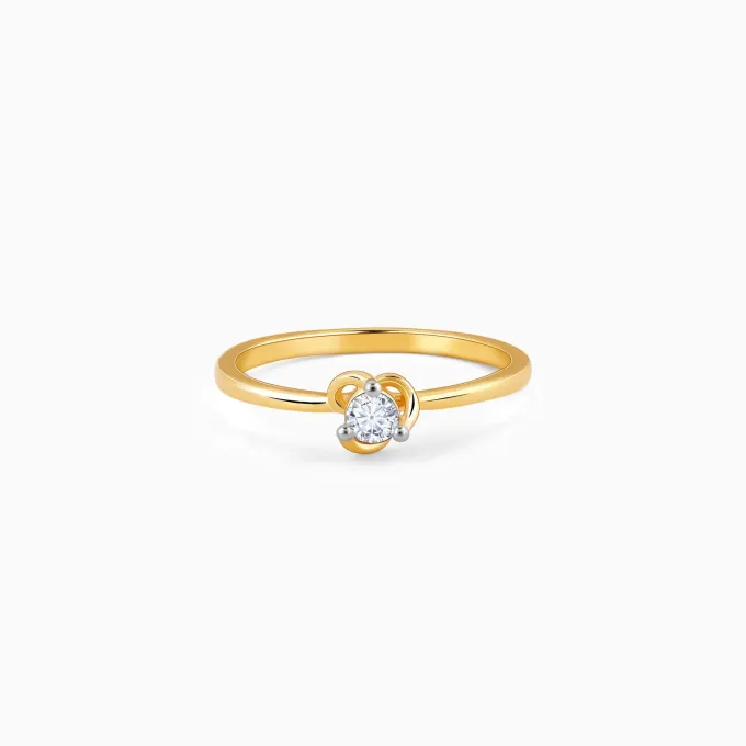 Gold Glamorous Grace Lab Grown Diamond Ring