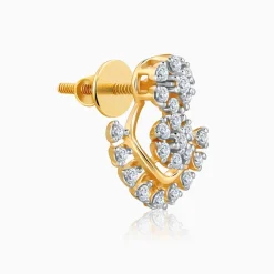 Gold Glided Spark Lab Grown Diamond Earrings