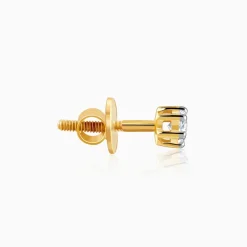 Gold Glitterbomb Diamond Studs