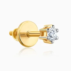 Gold Glitterbomb Diamond Studs