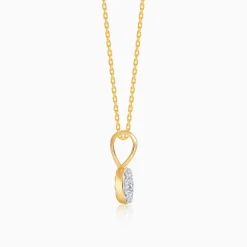 Gold Gorgeous Cluster Diamond Pendant