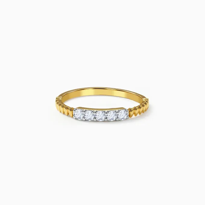 Gold Graceified Lab Grown Diamond Ring (Size 12)