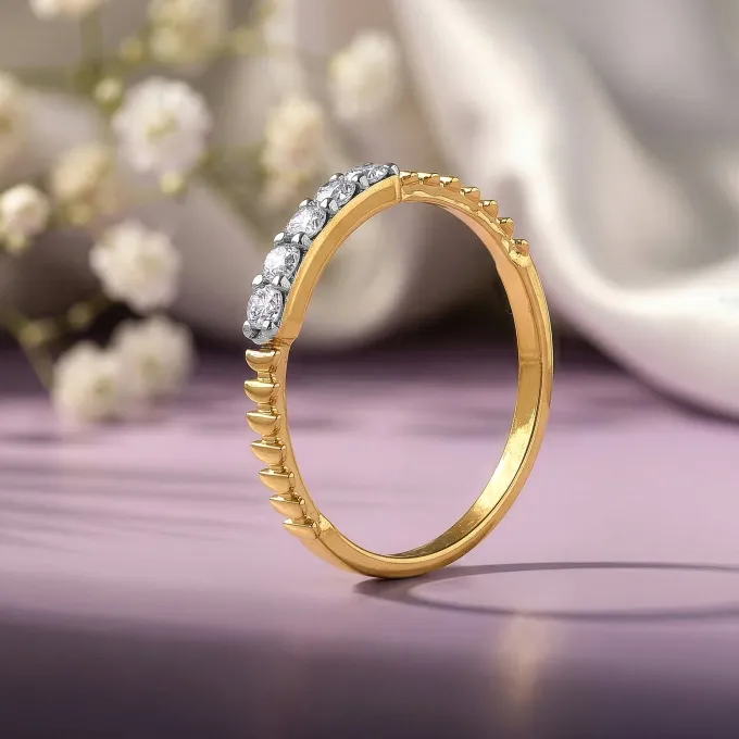 Gold Graceified Lab Grown Diamond Ring (Size 12)