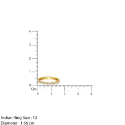Gold Halo Line Lab Grown Diamond Ring (Size 12)