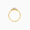 Gold Heart Bloom Lab Grown Diamond Ring