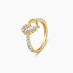 Gold Heartlight Lab Grown Diamond Ring