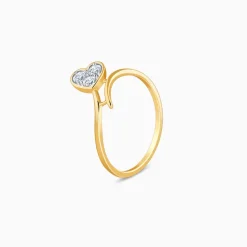 Gold HeartPop Lab Grown Diamond Ring