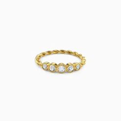 Gold Imber Lab Grown Diamond Ring (Size 12)